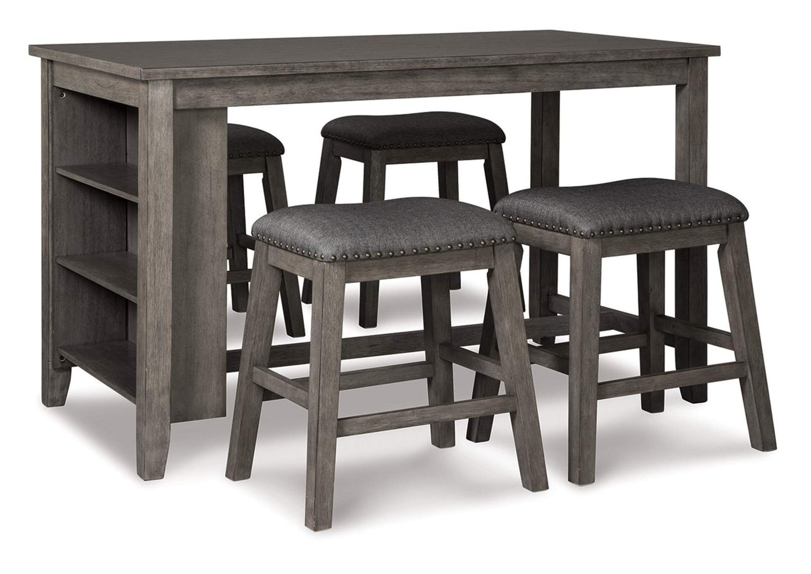 Caitbrook Counter Height Dining Table and 4 Bar Stools Set