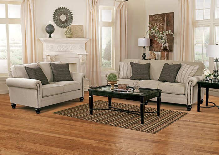 Milari Linen Sofa & Loveseat,Signature Design by Ashley