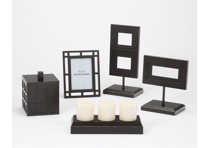 Black Deidra 5-Piece Accessory Set,Signature Design by Ashley