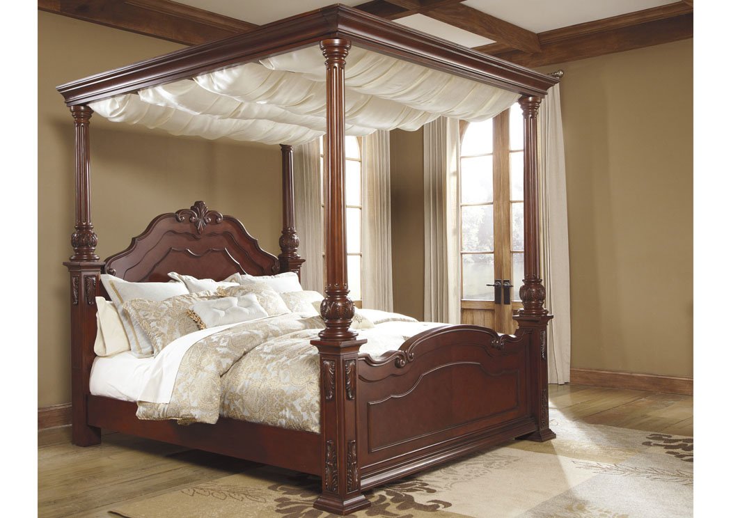 Martanny Queen Canopy Bed,Benchcraft