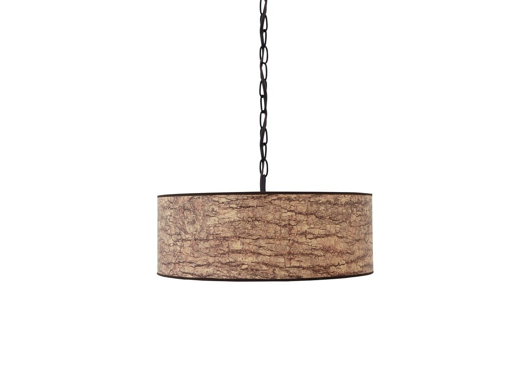 Light Brown Paper Pendant Light,Signature Design by Ashley