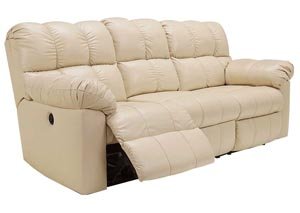 Kennard Cream Reclining Sofa,Signature Design by Ashley