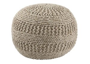 Benedict Natural Pouf,Signature Design by Ashley