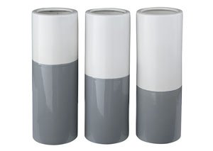 Dalal Gray/White Vase (Set of 3),Signature Design by Ashley