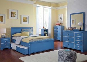Bronilly Full Trundle Bed, Dresser & Mirror,Signature Design by Ashley