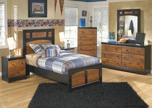 Aimwell Twin Panel Bed,Signature Design by Ashley