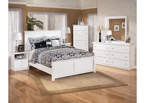 Bostwick Shoals King Panel Bed, Dresser & Mirror,Signature Design by Ashley