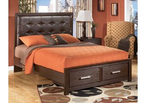 Aleydis Queen Upholstered Storage Bed,Signature Design by Ashley