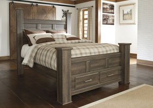 Juararo Queen Poster Storage Bed,Signature Design by Ashley