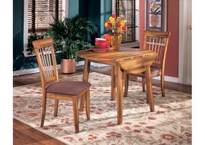 Berringer Round Drop Leaf Table & 4 Chairs,Ashley