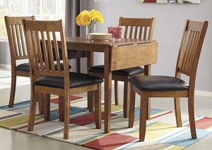 Joveen Dining Room Drop Leaf Table w/ 4 Side Chairs,Signature Design by Ashley