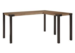 Dexifield Light Brown Home Office Corner Desk,Signature Design by Ashley