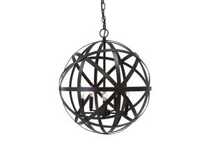 Antique Brass Finish Metal Pendant Light,Signature Design by Ashley