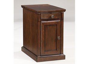 Medium Brown Power Chairside End Table,Signature Design by Ashley