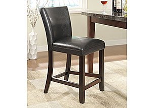 Black & Cappuccino 24'' Counter Height Stool (Set of 2),Coaster Furniture