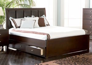 Lorretta Cappuccino Full Storage Bed,Coaster Furniture