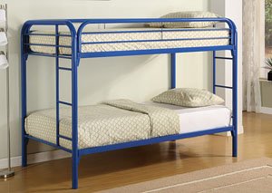 Twin/Twin Bunkbed (Metal),Coaster Furniture