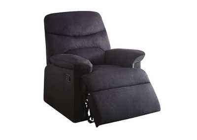 Image for Arcadia Black Recliner (Motion)
