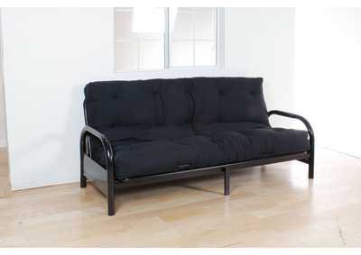 Image for Nabila Black Full Futon Mattress, 6"H