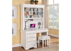 Classique White Computer Desk