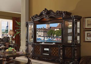 Versailles Cherry Oak Entertainment Center