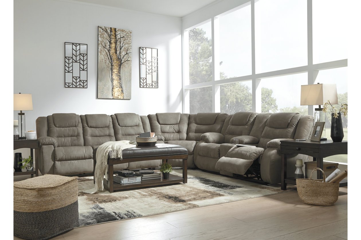 McCade 3-Piece Reclining Sectional,Signature Design By Ashley