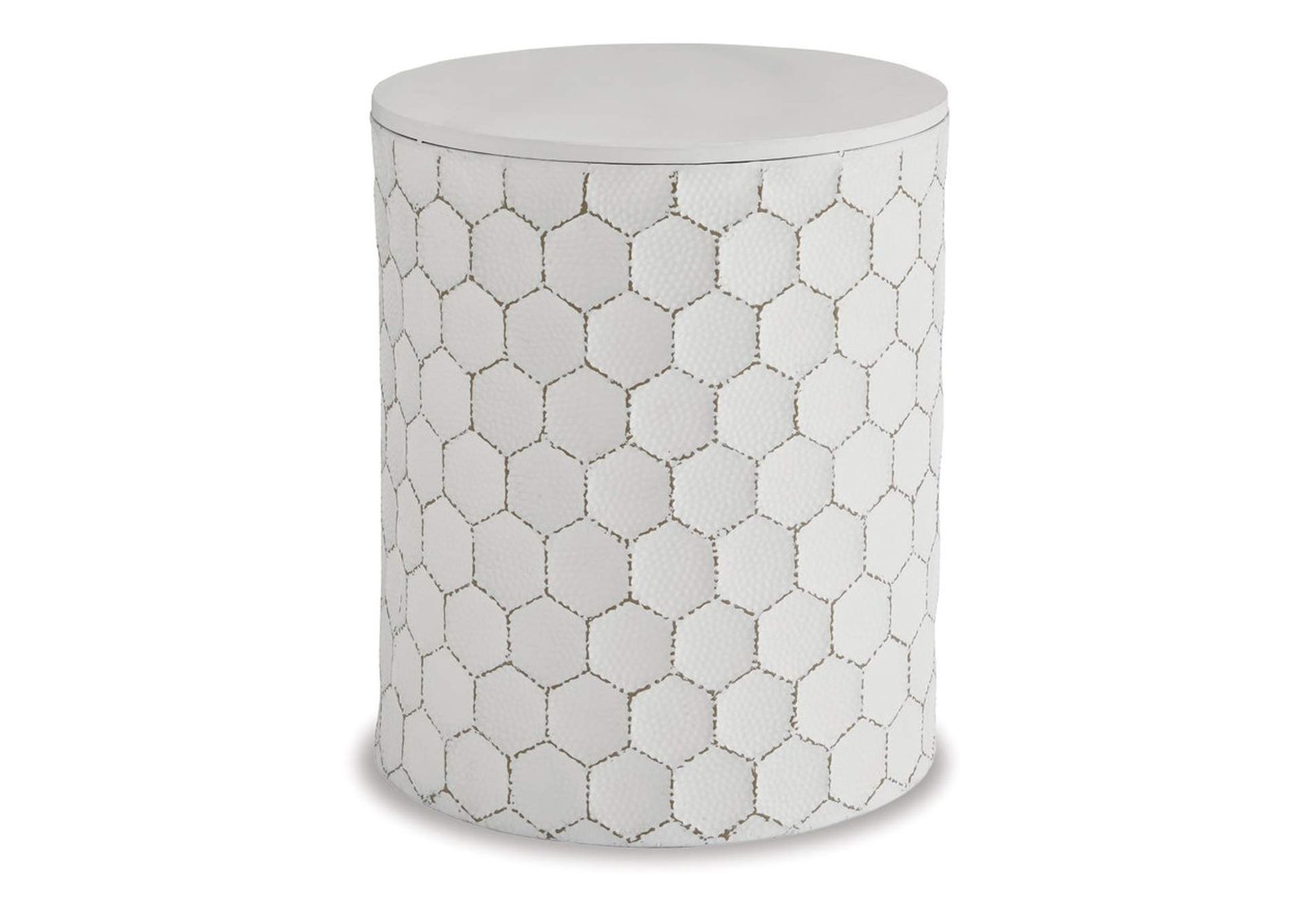 Polly White Stool,Signature Design By Ashley