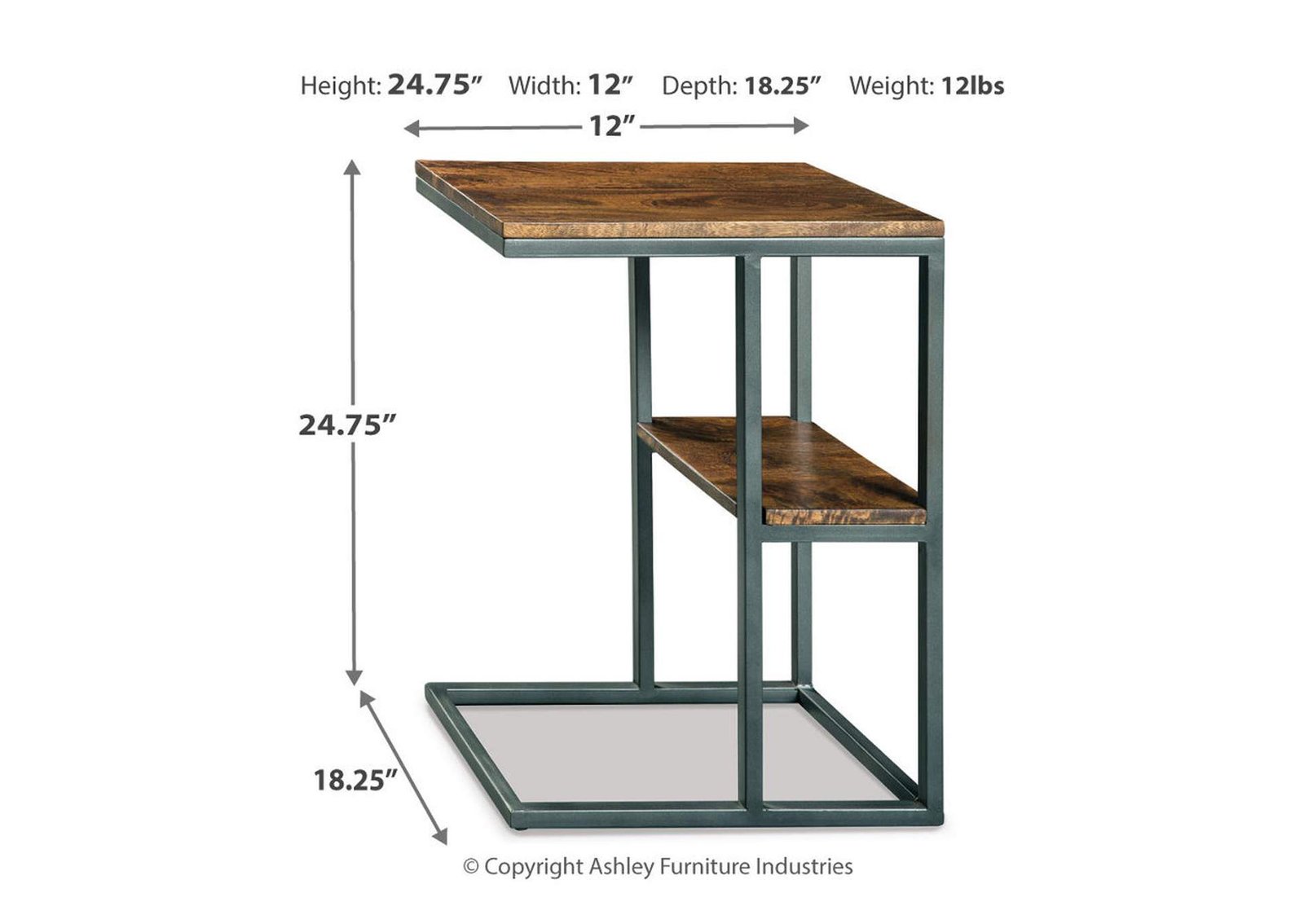 Forestmin Natural/Black Accent Table,Signature Design By Ashley
