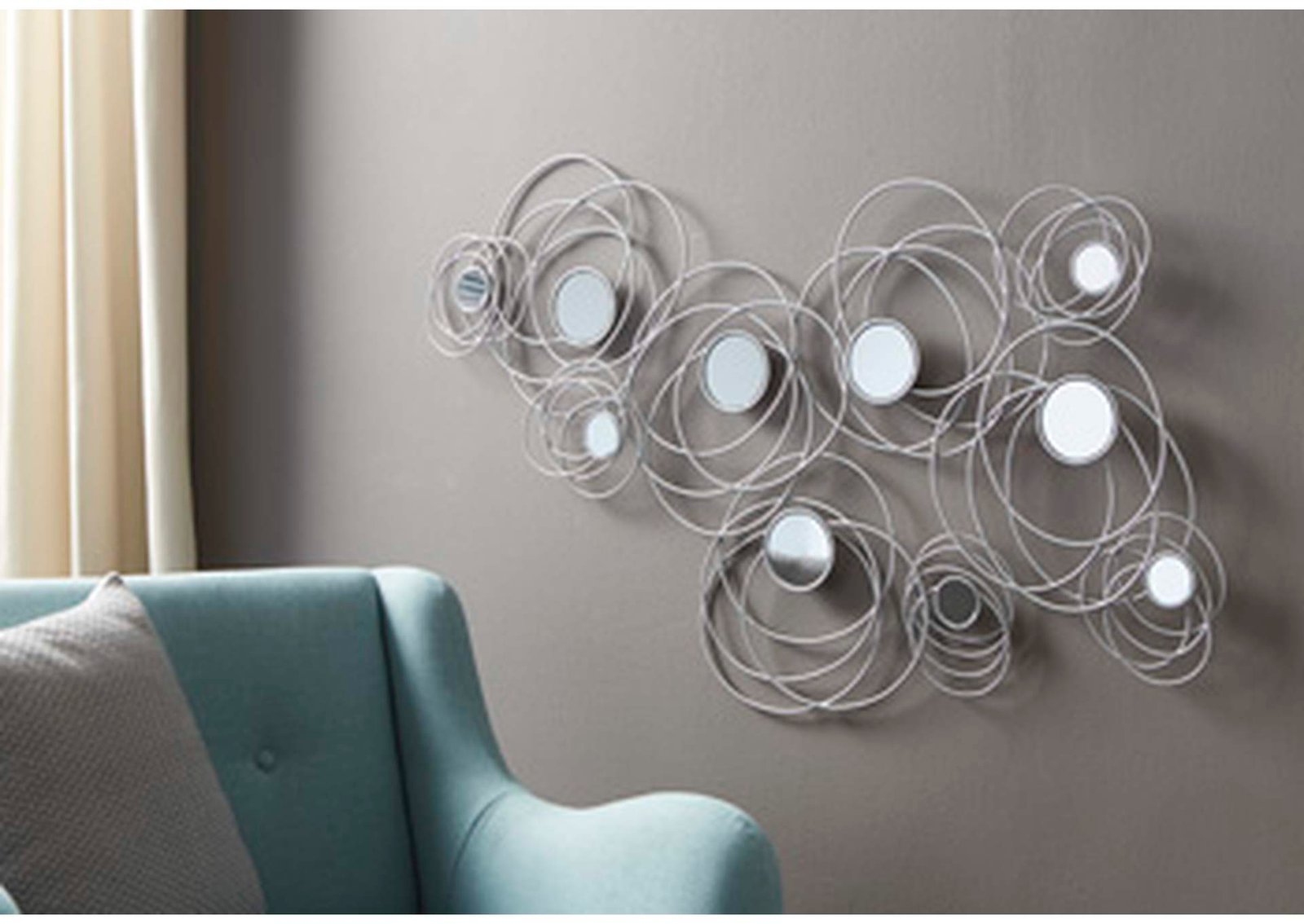 Metallic Desi Accent Mirror,Signature Design By Ashley