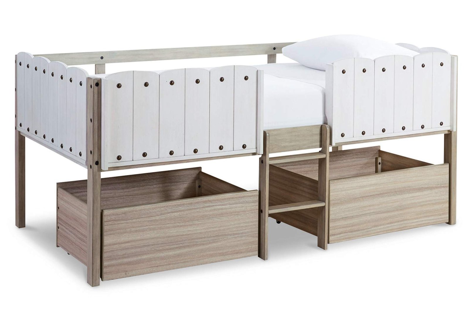 Wrenalyn Twin Loft Bed with Under Bed Bin Storage,Signature Design By Ashley