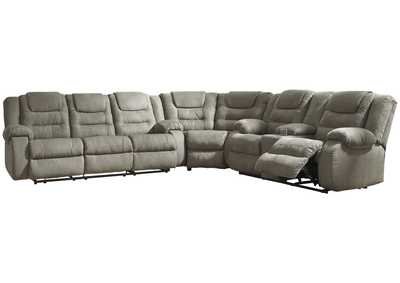 McCade 3-Piece Reclining Sectional