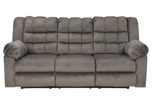Mort Charcoal Reclining Sofa