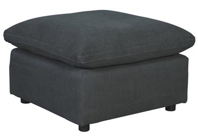 Savesto Charcoal Oversized Accent Ottoman