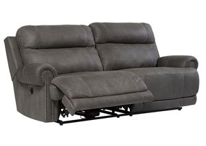 Austere Gray 2 Seat Reclining Power Sofa