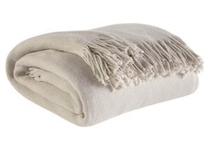 Haiden Ivory/Taupe Throw