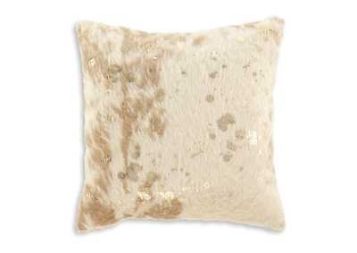 Brown/Beige,Metallic Landers Pillow (Set of 4)