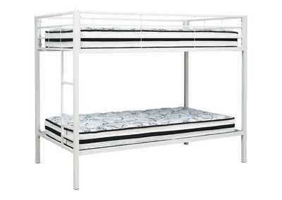 Broshard Twin over Twin Metal Bunk Bed