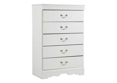 White Anarasia Chest of Drawers