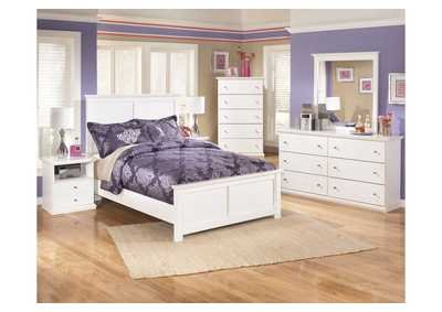 Bostwick Shoals Full Panel Bed, Dresser & Mirror
