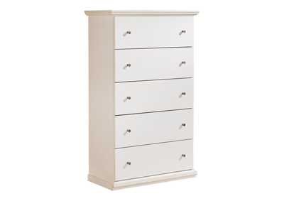 White Bostwick Shoals Chest of Drawers