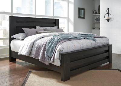 Brinxton Black Full Panel Bed