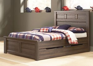 Juararo Full Panel Storage Bed