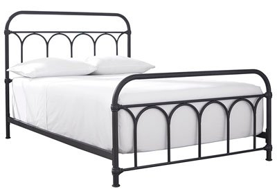 Nashburg Black Full Metal Bed
