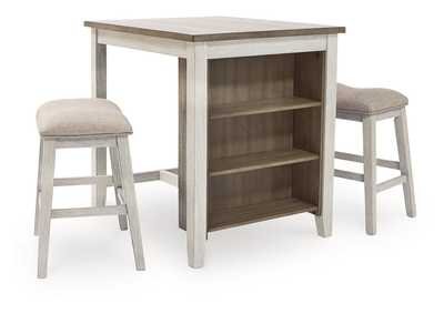 Image for Skempton Counter Height Dining Table and Bar Stools (Set of 3)