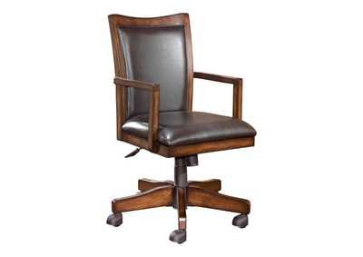 Hamlyn Medium Brown Swivel Desk Chair