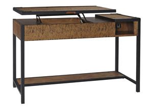 Kalean Two-Tone Home Office Lift Top Desk