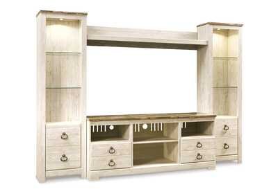 Image for Willowton 4-Piece Entertainment Center