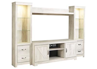 Bellaby Whitewash Entertainment Center