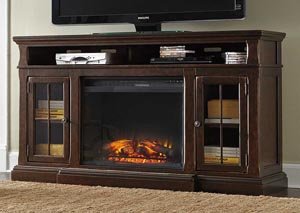 Roddinton XL TV Stand w/ Fireplace