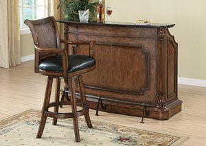 Ornate Brown Bar Unit